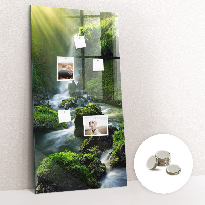 Quadro magnético decorativo Cachoeira com pedras