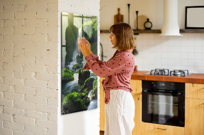 Quadro magnético decorativo Cachoeira com pedras