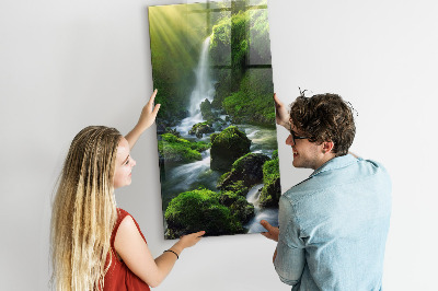 Quadro magnético decorativo Cachoeira com pedras