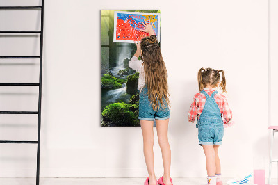 Quadro magnético decorativo Cachoeira com pedras