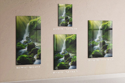 Quadro magnético decorativo Cachoeira com pedras