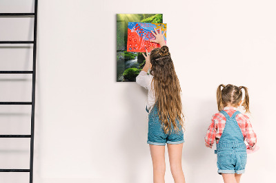 Quadro magnético decorativo Cachoeira com pedras