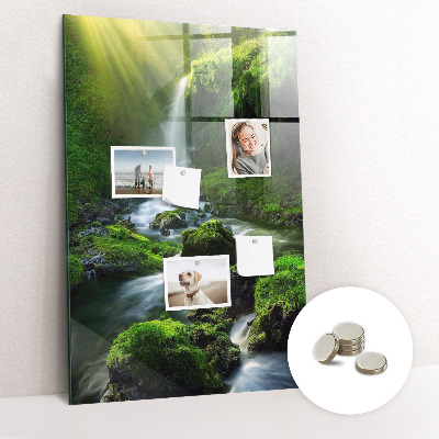 Quadro magnético decorativo Cachoeira com pedras