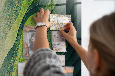 Quadro magnético Linhas paisagem natureza