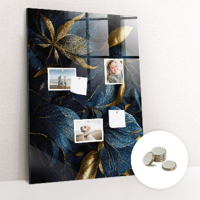 Quadro magnético decorativo Floral escuro