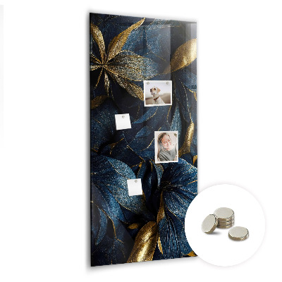 Quadro magnético decorativo Floral escuro