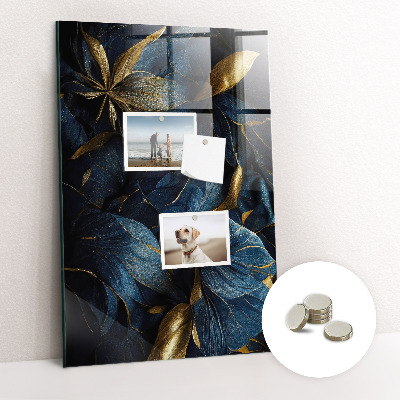 Quadro magnético decorativo Floral escuro