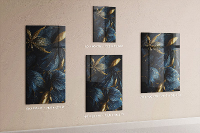 Quadro magnético decorativo Floral escuro