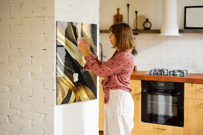 Lousa de vidro magnética Linhas abstratas