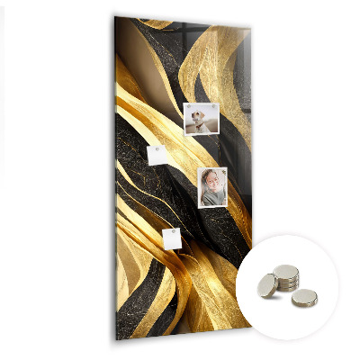 Lousa de vidro magnética Linhas abstratas