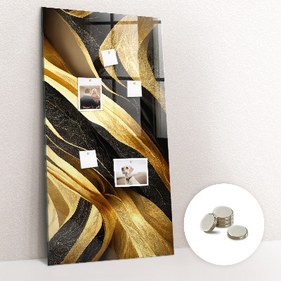 Lousa de vidro magnética Linhas abstratas