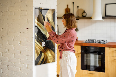 Lousa de vidro magnética Linhas abstratas