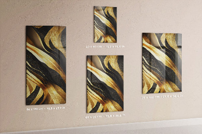 Lousa de vidro magnética Linhas abstratas