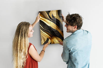 Lousa de vidro magnética Linhas abstratas