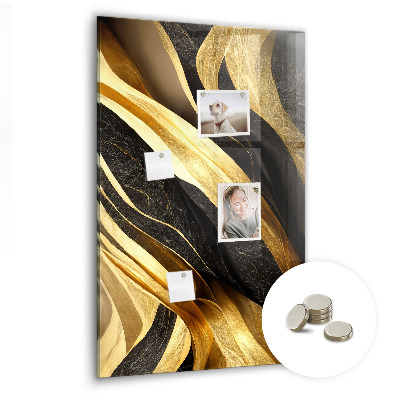 Lousa de vidro magnética Linhas abstratas