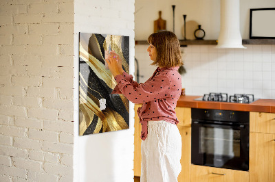 Lousa de vidro magnética Linhas abstratas