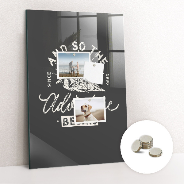 Quadro magnético decorativo Pôster retrô