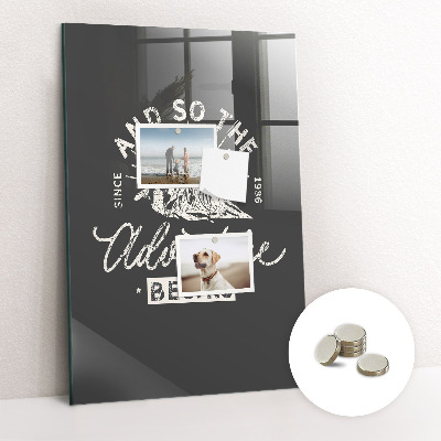 Quadro magnético decorativo Pôster retrô