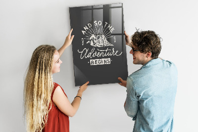 Quadro magnético decorativo Pôster retrô