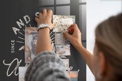 Quadro magnético decorativo Pôster retrô