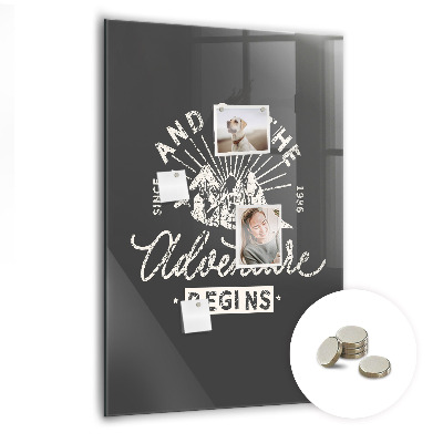 Quadro magnético decorativo Pôster retrô