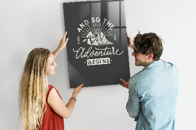 Quadro magnético decorativo Pôster retrô