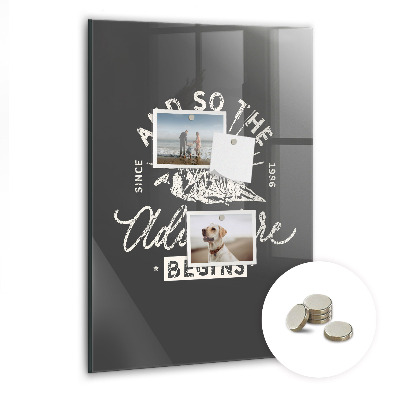 Quadro magnético decorativo Pôster retrô