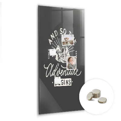 Quadro magnético decorativo Pôster retrô