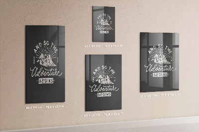 Quadro magnético decorativo Pôster retrô