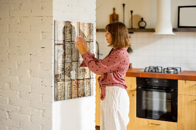 Quadro magnético decorativo Rolhas de vinho