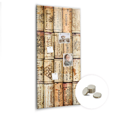 Quadro magnético decorativo Rolhas de vinho