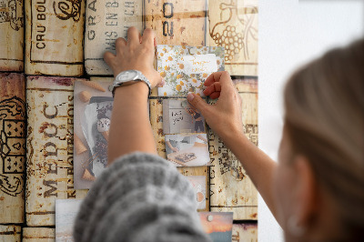 Quadro magnético decorativo Rolhas de vinho