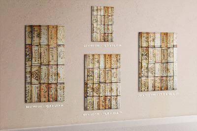 Quadro magnético decorativo Rolhas de vinho