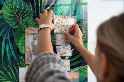 Quadro magnético Folhas grandes exóticas