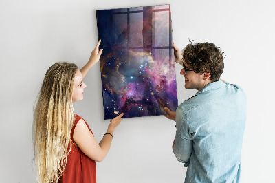 Quadro magnético decorativo Espaço galáctico