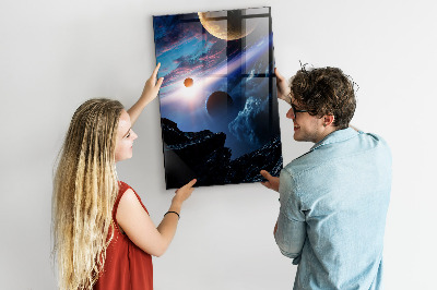 Quadro magnético Galáxia espacial