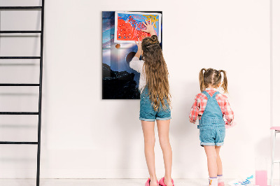 Quadro magnético Galáxia espacial