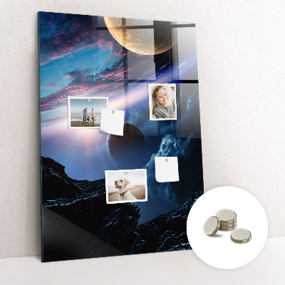 Quadro magnético Galáxia espacial