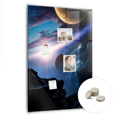 Quadro magnético Galáxia espacial