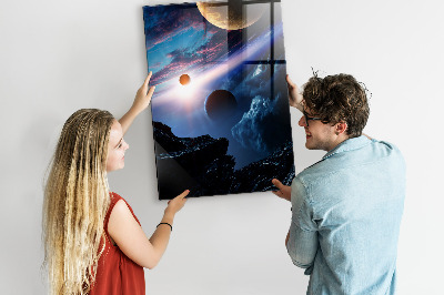 Quadro magnético Galáxia espacial