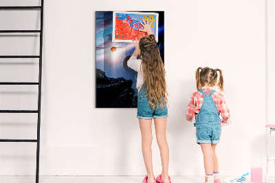 Quadro magnético Galáxia espacial