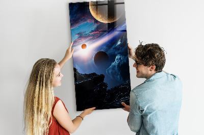 Quadro magnético Galáxia espacial