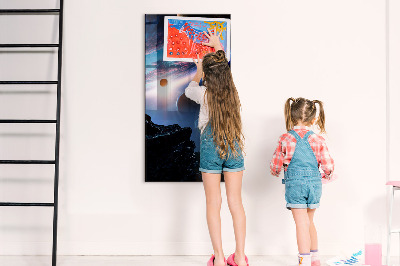 Quadro magnético Galáxia espacial