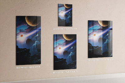 Quadro magnético Galáxia espacial