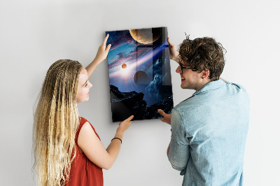 Quadro magnético Galáxia espacial