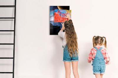 Quadro magnético Galáxia espacial