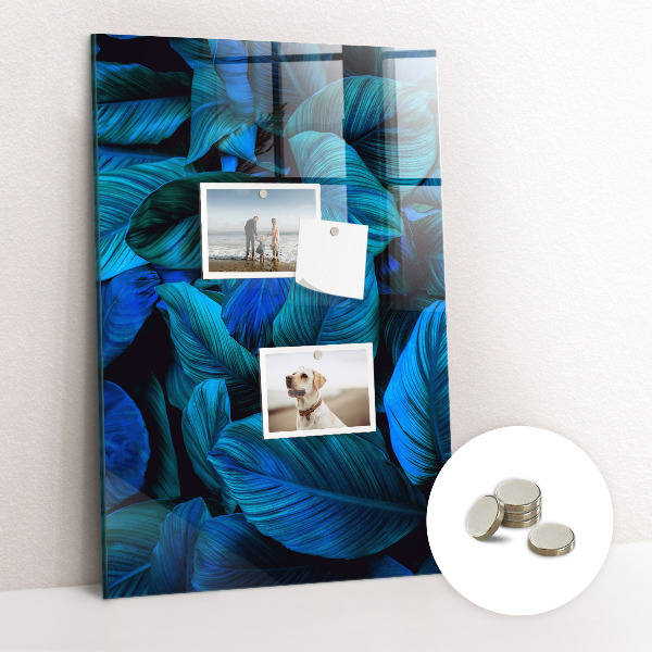 Quadro magnético decorativo Folhas exóticas