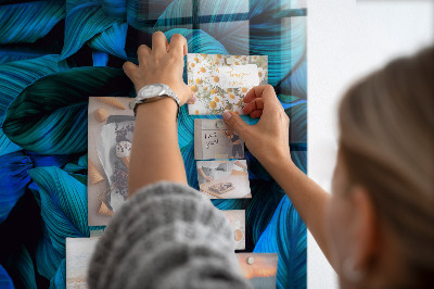 Quadro magnético decorativo Folhas exóticas