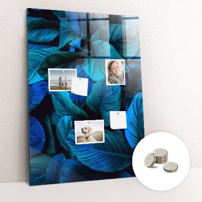Quadro magnético decorativo Folhas exóticas