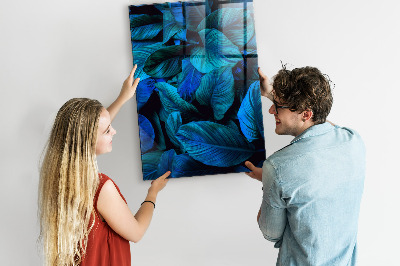 Quadro magnético decorativo Folhas exóticas
